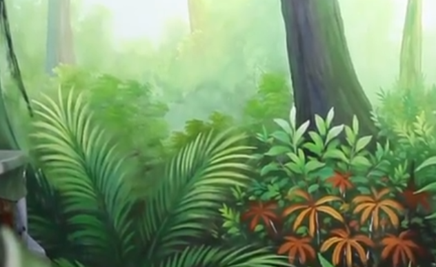 揚(yáng)州自然墻繪